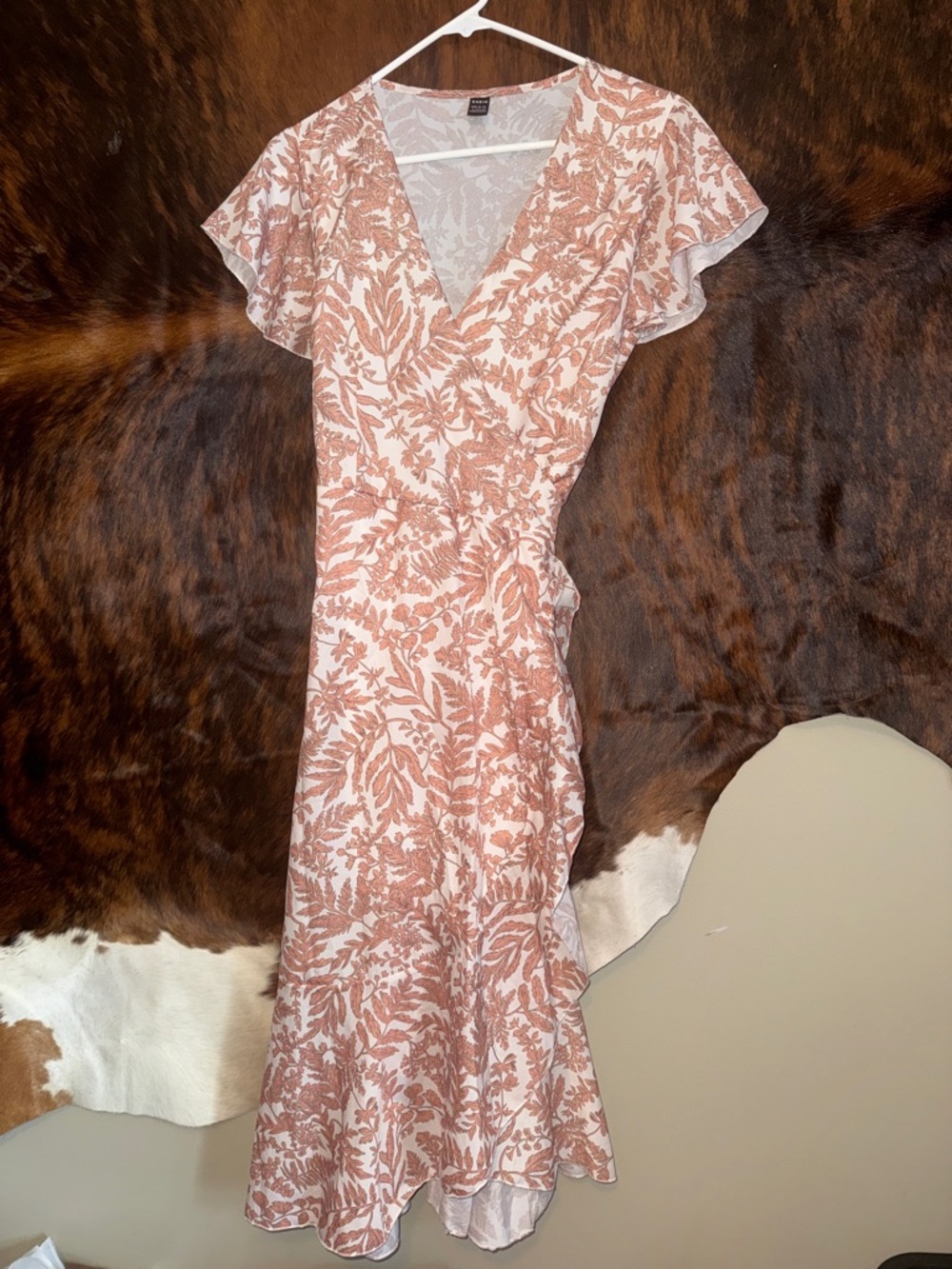 Floral wrap dress